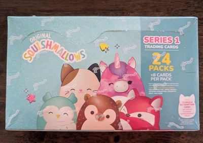 Series 1 Squishmallows Trading Cards Hobby Box Factory Sealed 24 Packs RARE!