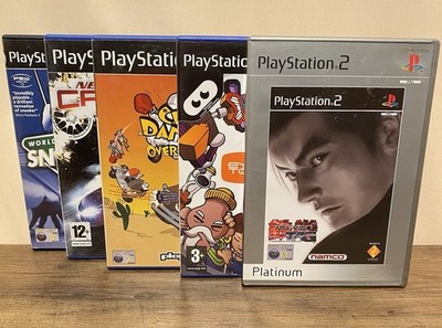 KONVOLUT 5x Playstation 2 PS2 Spiele PAL Tekken Carbon Snooker EyeToy Combat