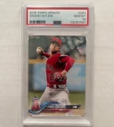 2018 Shohei Ohtani Topps Update Rookie Card RC #US1 PSA 10 GEM MINT Pitching MVP