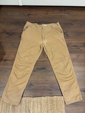 Carhartt Rugged Flex Relaxed Fit Canvas Work Pants Tan 40x32