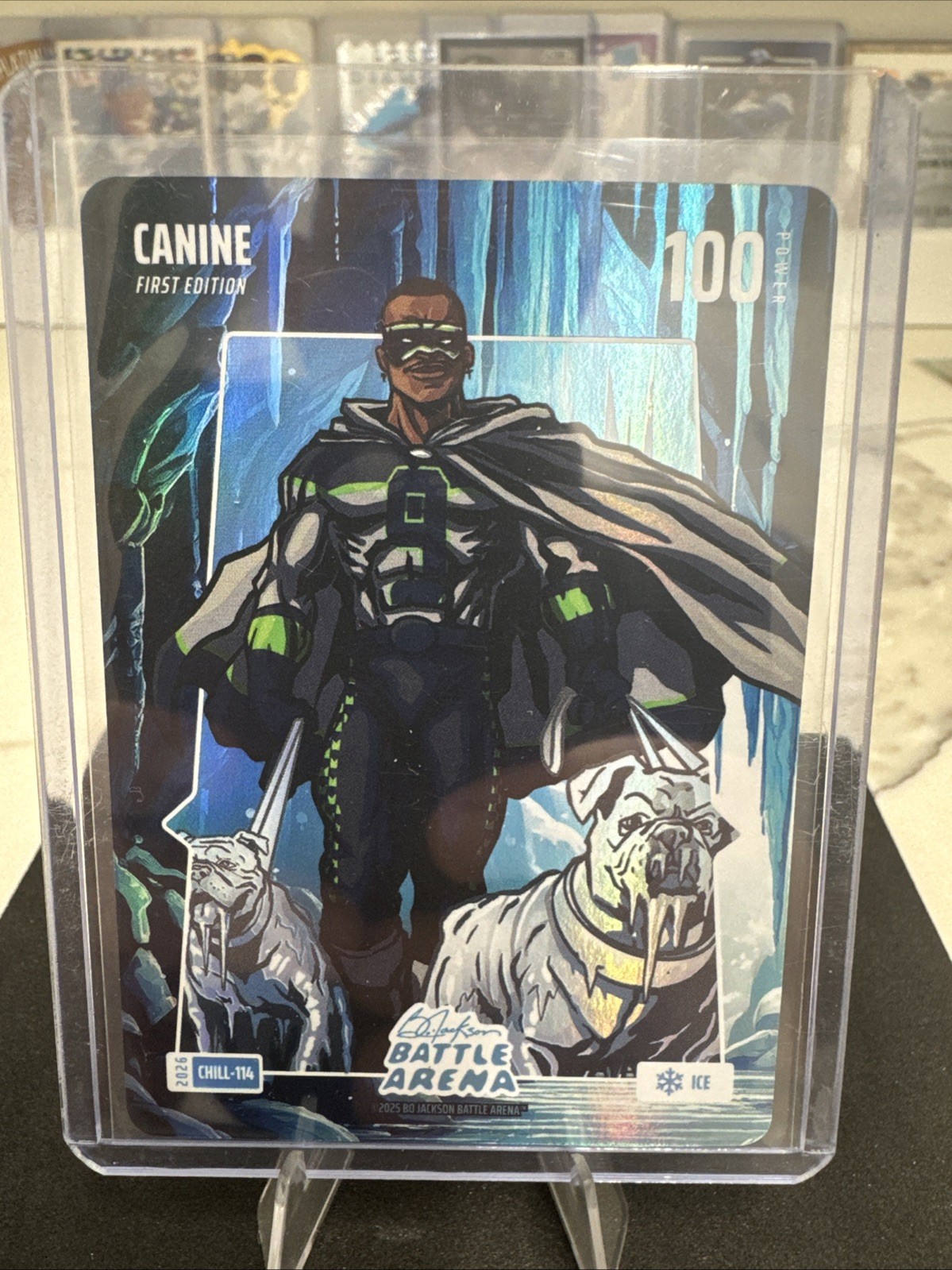 2026 Bo Jackson Battle Arena “Canine” Kenneth Walker Chillin Ice Foil, Seahawks