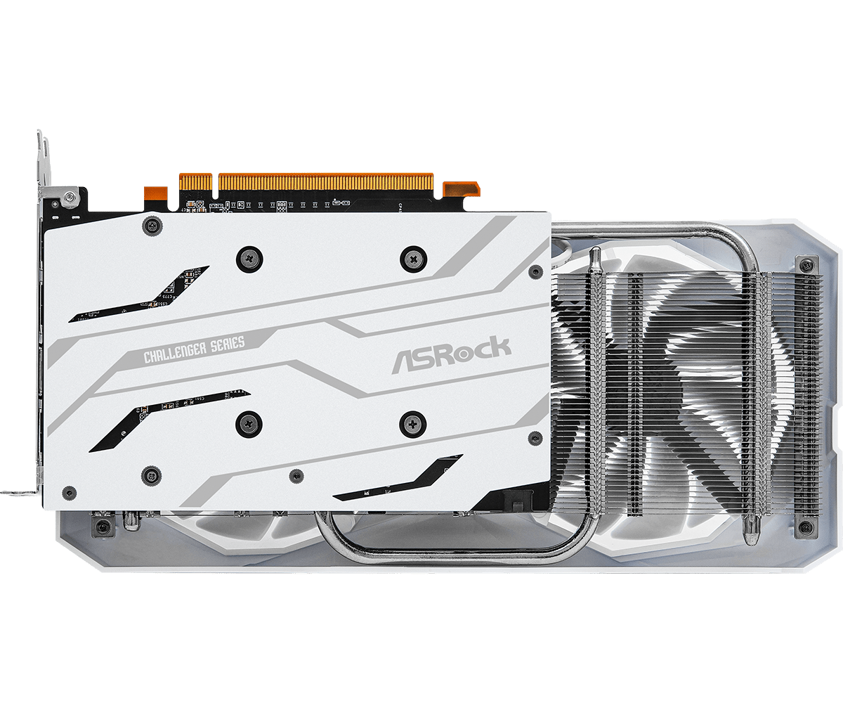 ASRock AMD Radeon RX 6600 Challenger White 8GB Graphics Card GDDR6