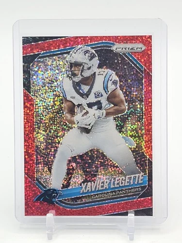 XAVIER LEGETTE 2025 PANINI PRIZM RED SPARKLE #118 PANTHERS Q2754