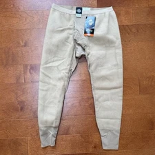 ADS FREE Flame Resistant Mid Weight Fleece Base Layer Bottom Tan Medium Short