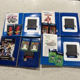 Lot of 15 Vintage Intellivision Games + Boxes & Instructions All Complete In Box