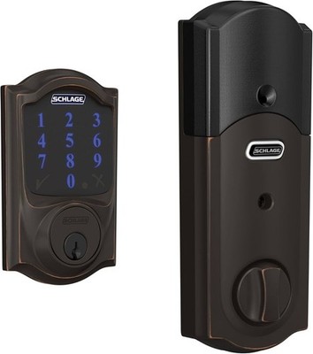 NEW SEALED Schlage Connect Smart Deadbolt Camelot Aged Bronze Z-Wave