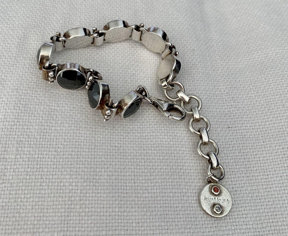 KumKum Bracelet Sterling Silver 925 Black Onyx Bracelet | eBay KumKum Bracelet Sterling Silver 925 Black Onyx Bracelet | eBay