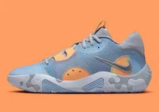 Nike PG 6 Celestine Blue Grey Paul George Basketball Shoes DC1974-401 Mens Size
