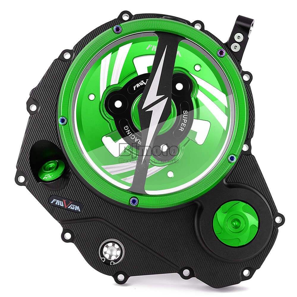 Clear Clutch Cover Spring Retainer R For 2017-2022 Kawasaki Ninja