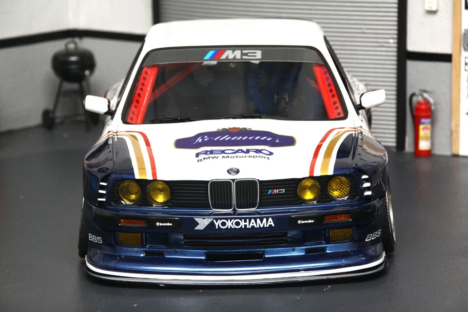 RC Body Car Drift 1:10 BMW 3 E 30 Coupe E30 widebody APlastics New Shell Kit - Image 4 of 4