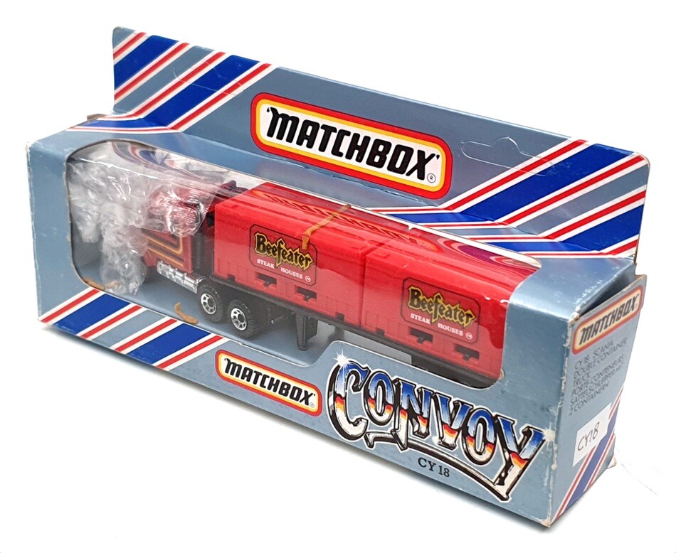 Matchbox 1/90 Scale CY 18 - Scania Double Container Truck