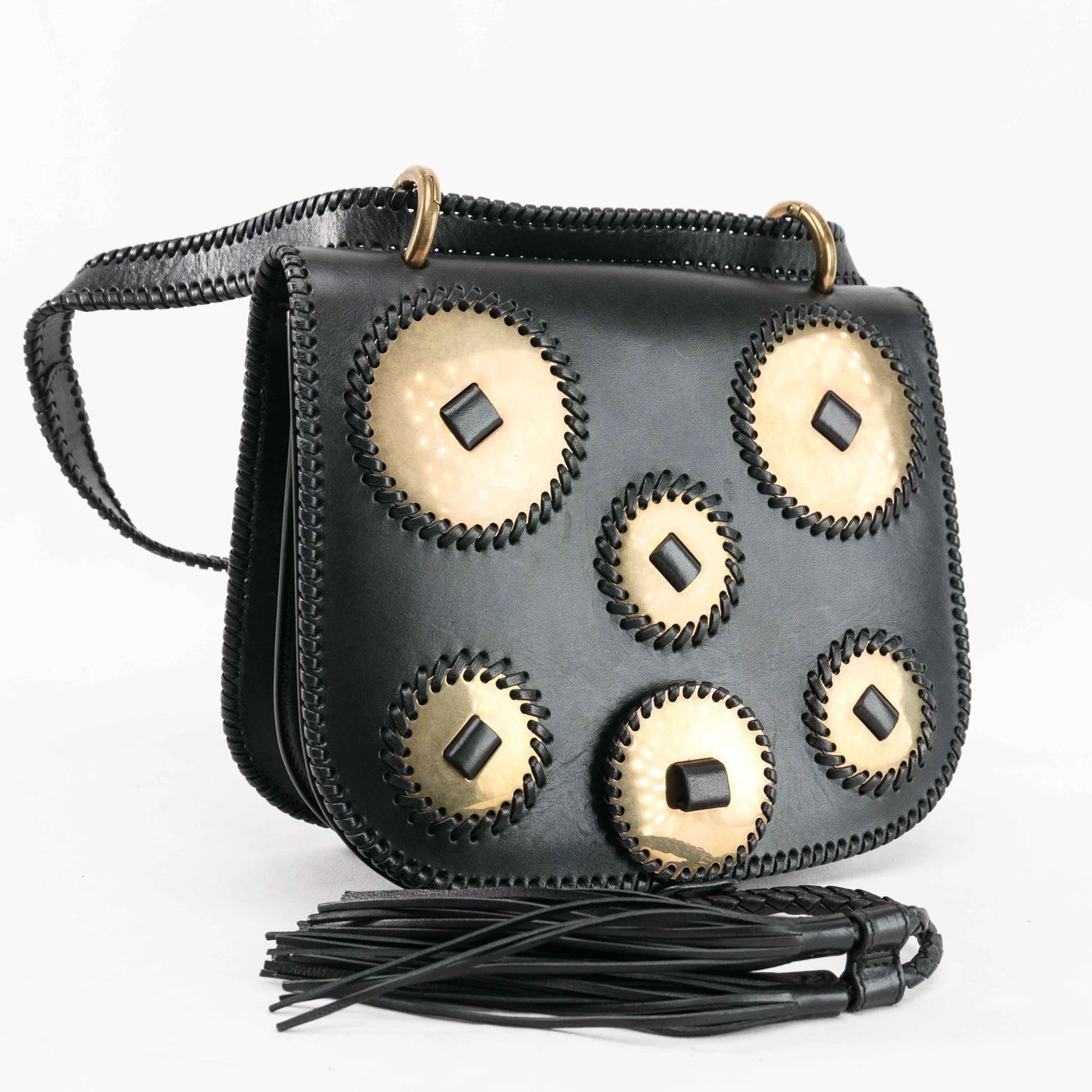 Ferragamo — Salvatore Ferragamo Vintage Leather Tassel Bag