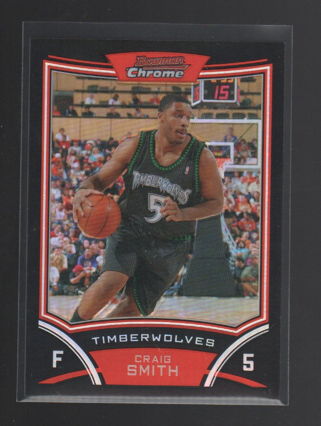 CRAIG SMITH 2008-09 BOWMAN CHROME REFRACTOR CARD #75  /499