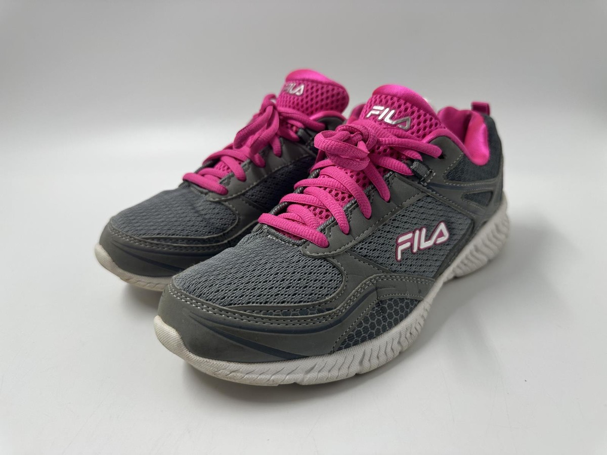 FILA 5SR20324-088 Gray Purple Athletic Running Sneakers Womens