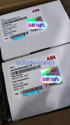 1PCS Brand New ABB ASC800 control board RDCU-12C 3AUA0000036521 by DHL/FedEx