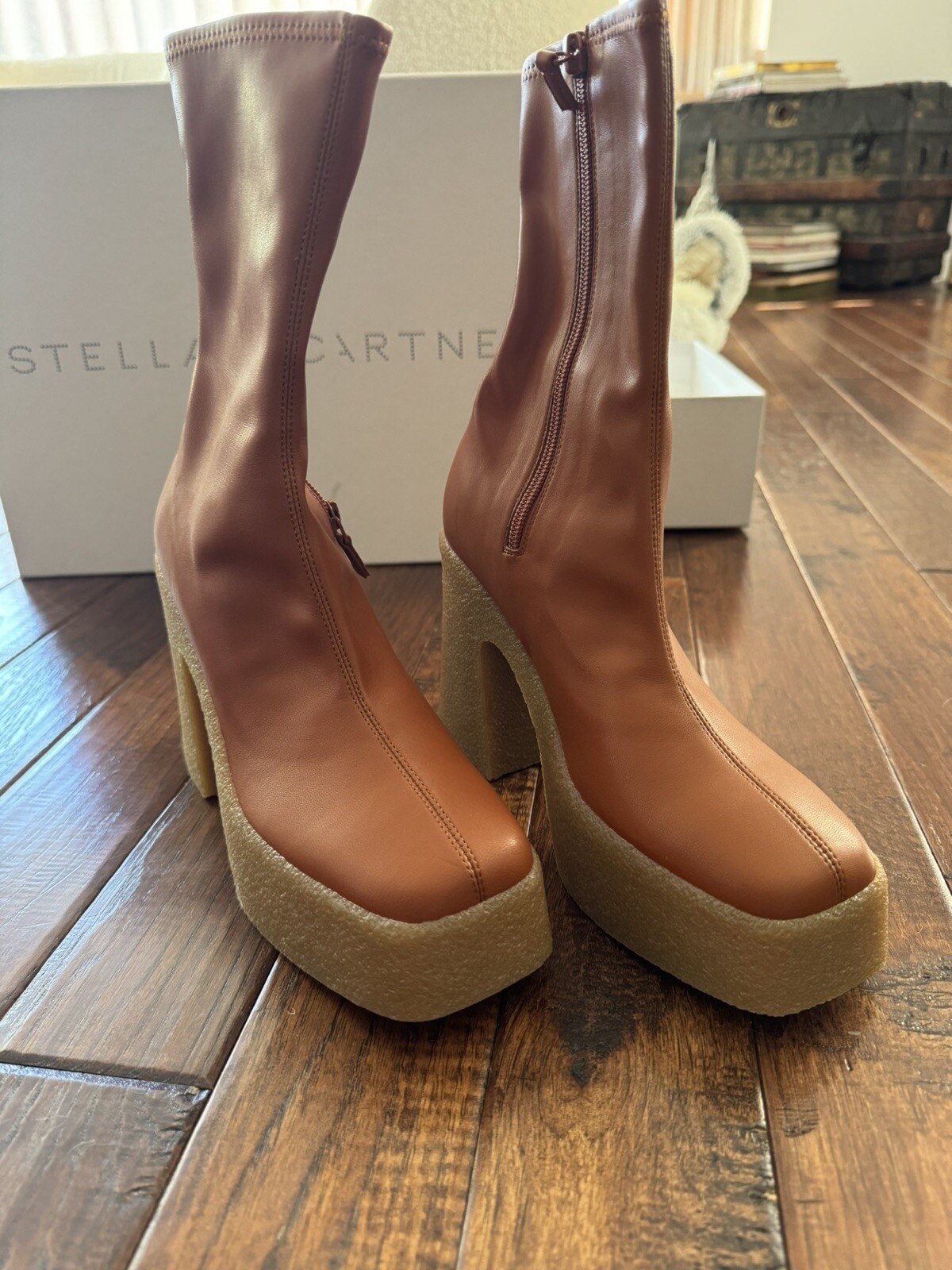 Women’s Stella McCartney Skyla Ankle Sock Boots BRAND NEW IN BOX Size 37 $895!! image 5