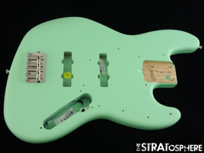 Fender American Performer Jazz J Bass BODY + HARDWARE USA Satin Surf Green