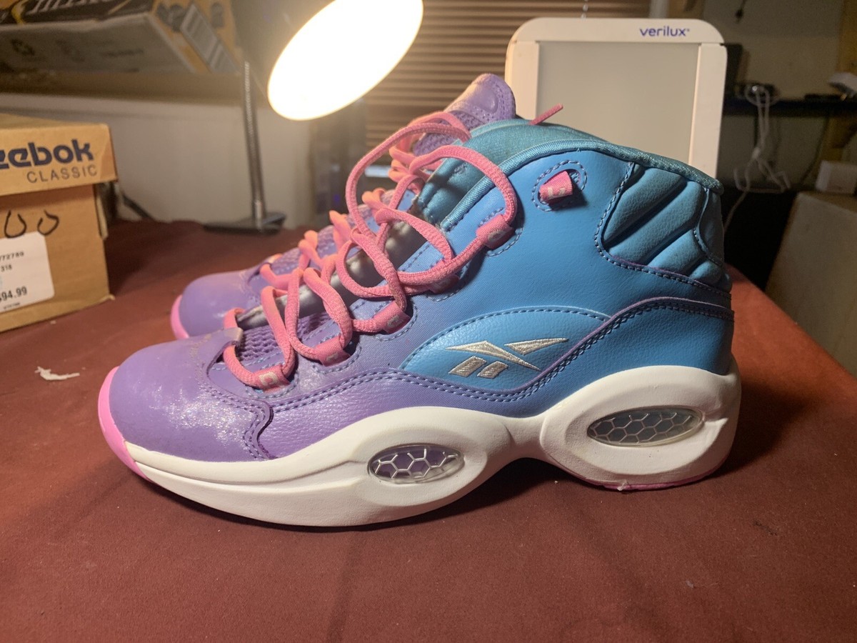 REEBOK V72789 QUESTION MID Easter GS size Violet/Blue Allen