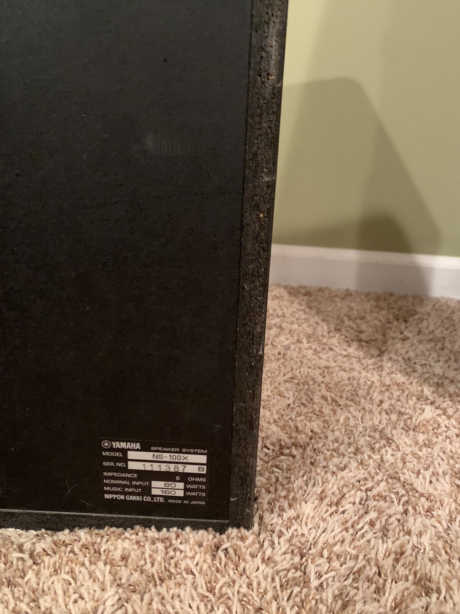 Yamaha NS-100X スピーカー YAMAHA ヤマハ NS-100X スピーカー ペア シリアル同番