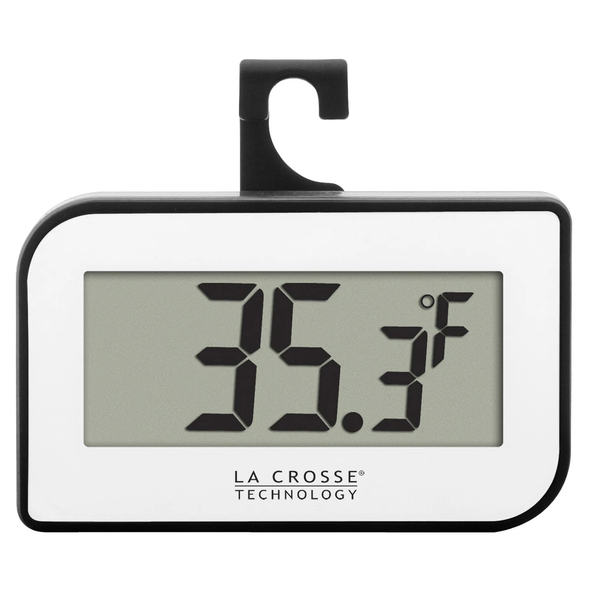 314-152-W La Crosse Technology Small Digital Thermometer - White