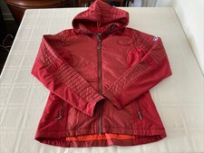 Kuhl Projekt Women’s Sz Small Red Full Zip Hooded Jacket Ts2