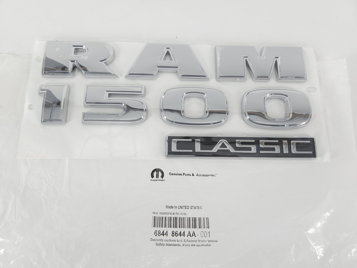 Genuine OEM Mopar Ram 68448644AA Passenger RH Front Door Nameplate