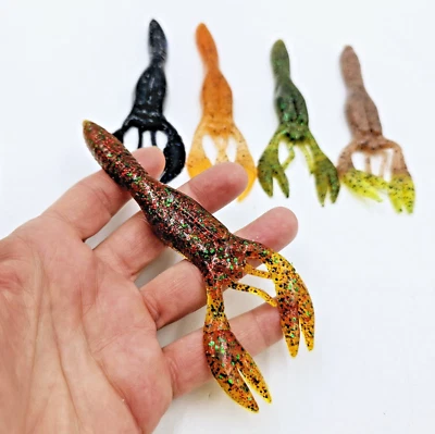 Gene Larew 6" Hawg Salt Craw 5 Count You Choose Color Bass Fishing