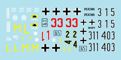 Star Decal 35871 1/35 Panzerjager Marder II Ausf.D Sd.Kfz.132, Eastern Front