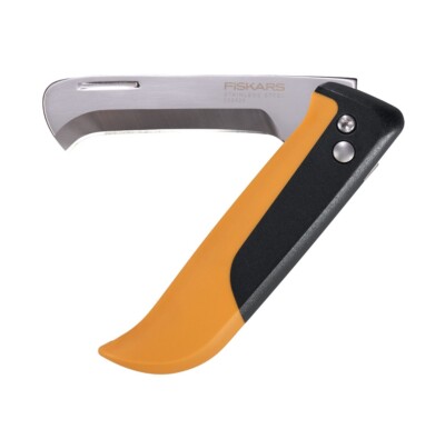 FISKARS Folding Produce Harvesting Knife 3  Stainless Steel Blade