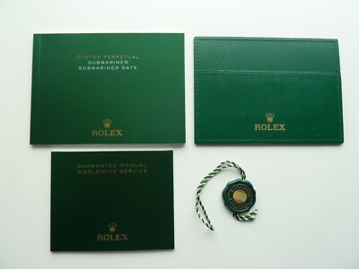 Rolex Submariner / Submariner Date Booklet Set 4 Teilig  - englisch von 4.2016 -