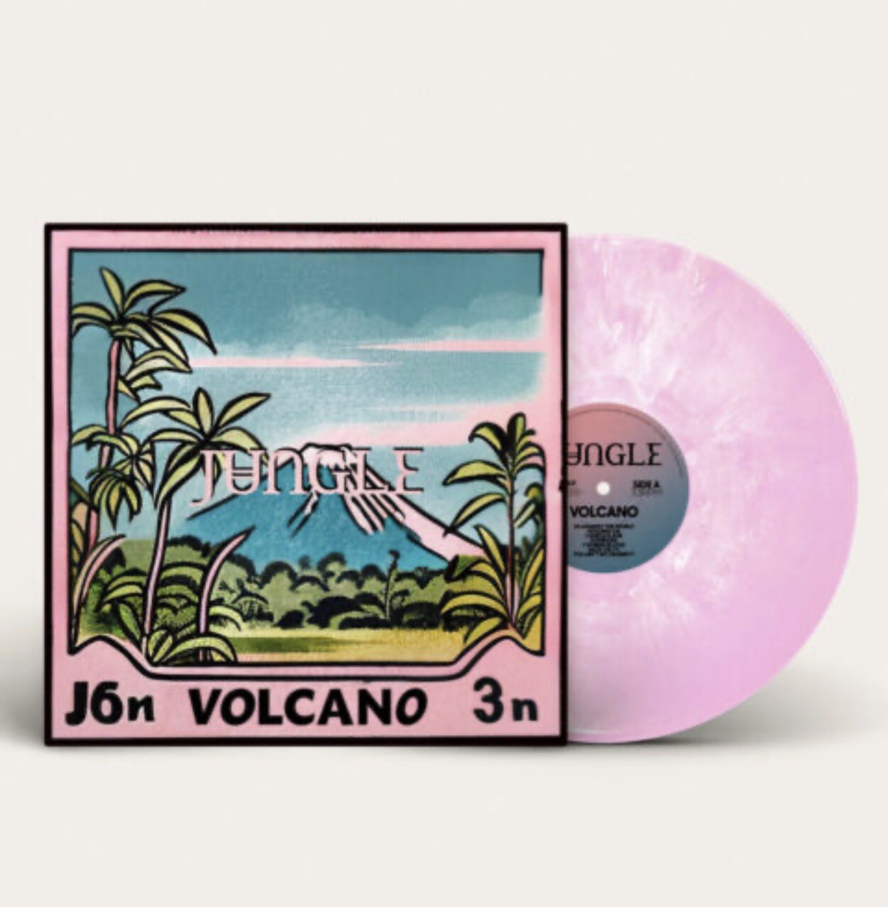 Jungle Volcano LP Vinyl Spotify Limited Print Pink Marble Very Rare! SEALED