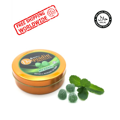 Dequadin Pastilles Menthol  Soothing Relief And Throat Comfort x 3 packs