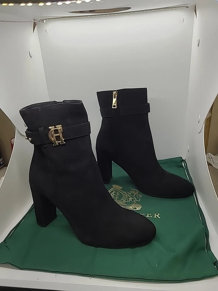 New Holland Cooper Mayfair Botín Gamuza Negro Talla 8 Foto 2 de 4