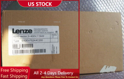 New LENZE E82EV752_4C200 inverter fast FedEx or E82EV752k4C200