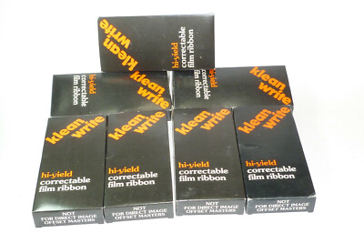 New 7 Hi-Yield Correctable Film Ribbon for IBM Adler, Facit, Hermes, other*
