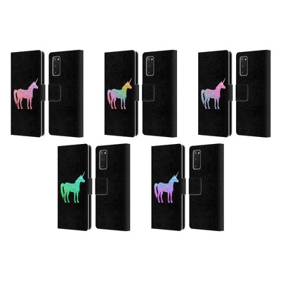 OFFICIAL PLDESIGN SPARKLY UNICORN LEATHER BOOK WALLET CASE FOR SAMSUNG PHONES 2