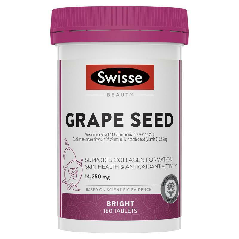 Swisse Beauty Grape Seed ~ 180 Tablets ~ EXP 2024 ~ US Seller !!!