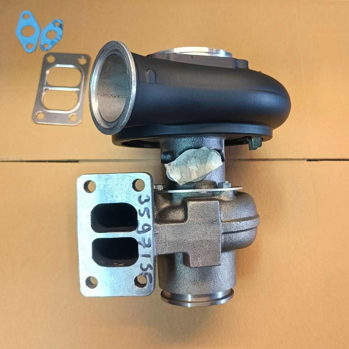 New Turbocharger Turbo Holset HX35 T3 10cm twin billet V-band 3