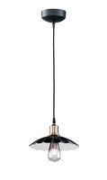 HäNgeleuchte Metallpendel Schwarz Gold 1Xe27 Max.46W/230V Ø25Cm