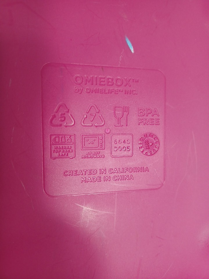 Omiebox Bento Style Omie Lunch Box with Thermos Purple Berry Hot and