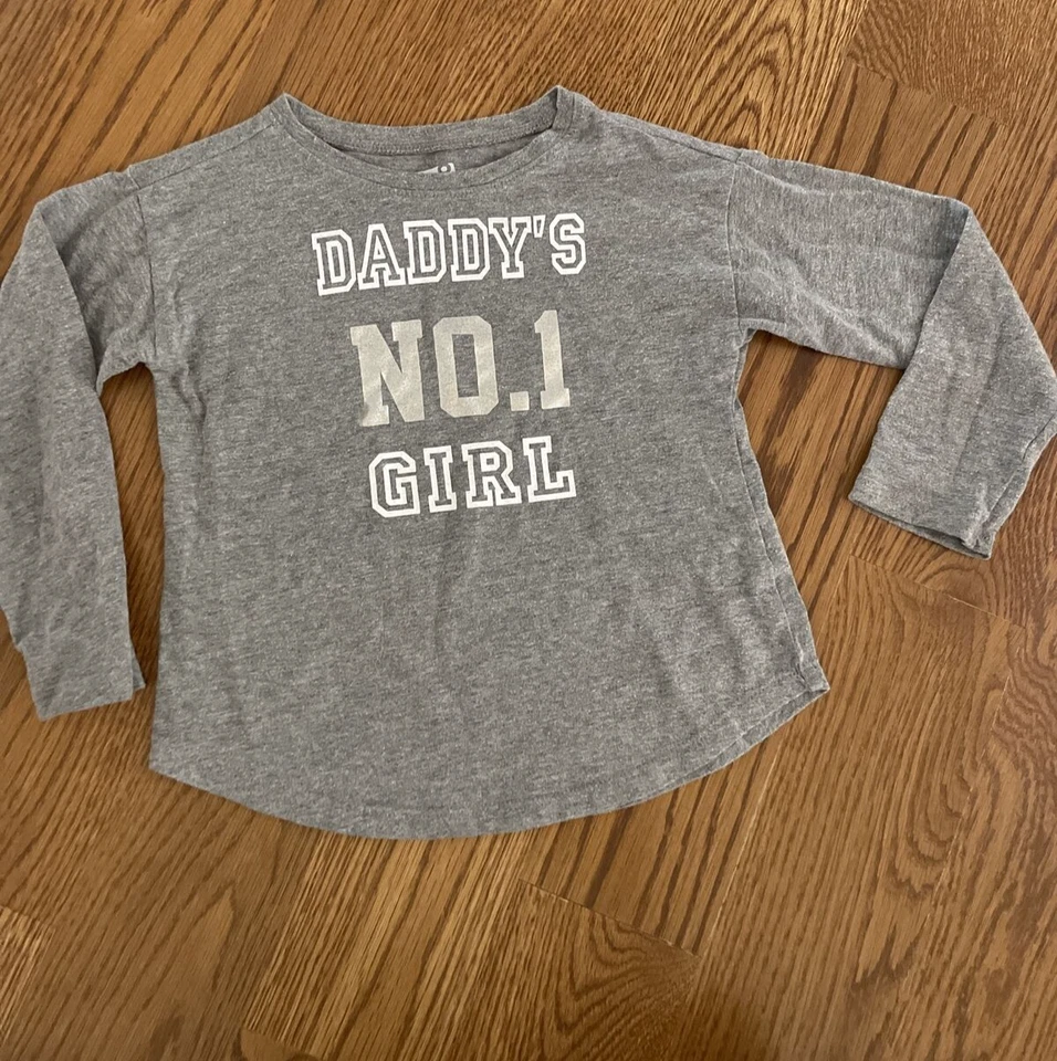 Lot of Lands End Purple Knit Dress Heart T Shirt Gray Tee Polo Top Sz 4T - Image 2 of 4