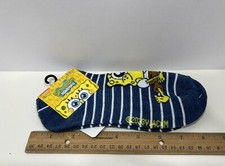 Nickelodeon SpongeBob Squarepants 1 Pair No Show Socks Shoe Size 4-10, NWT