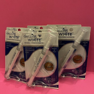 Dazzling white teeth whitening pens. Lot Of 7