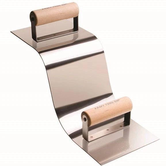 Kraft Tool Concrete Curb & Gutter Trowel 3" Radius