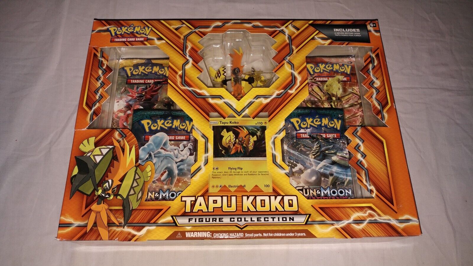 ) Primal Clash Sleeved Pokemon Packs + Alolan Raichu Box & Tapu Koko  Figure Box ++ in 2023