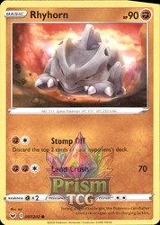 Rhyhorn 097/202 Sword & Shield Base Set