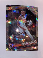 2025 Panini WNBA Prizm Saniya Rivers Cracked Ice RC #131