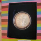 2008-W American Eagle One Ounce Silver Uncirculated Coin Box & COA .999 Fine