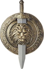 Gladiator Combat Shield Sword Costume Accessory