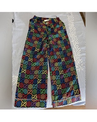 Gucci GG Psychedelic Pants Size 40  Women s